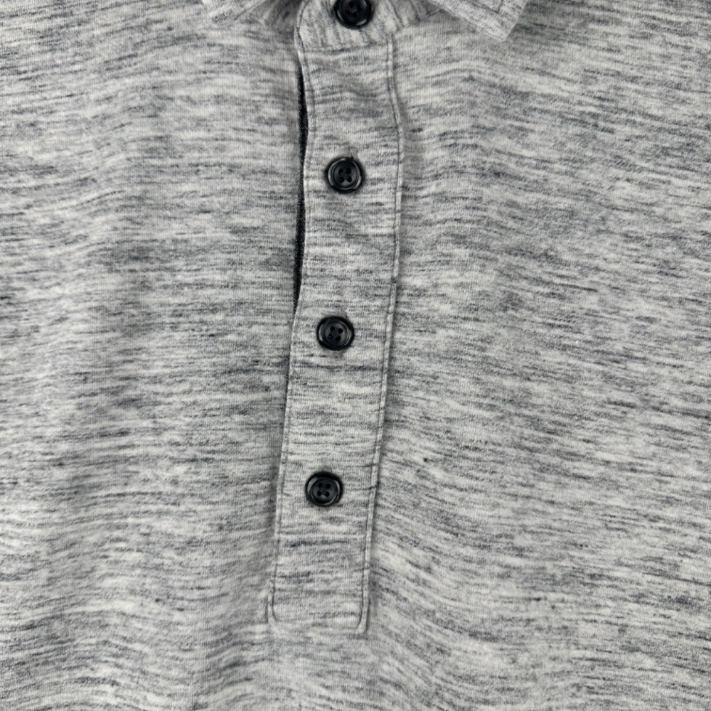 EXPRESS Stretch Men’s Sz Small Gray Collared Short Sleeve Shirt - Picture 2 of 5